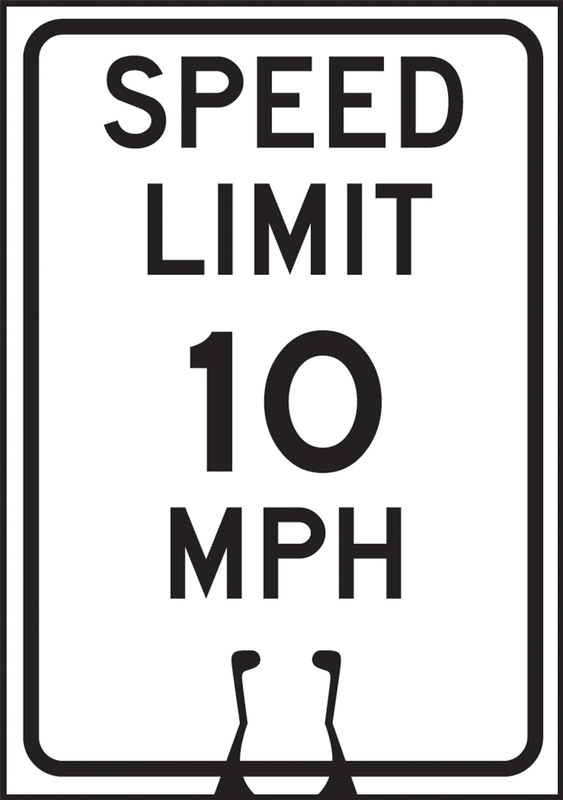 Custom Cone Top Warning Sign: Temporary Parking (FBC725)